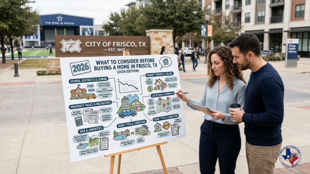 What to consider before buying a home in frisco tx